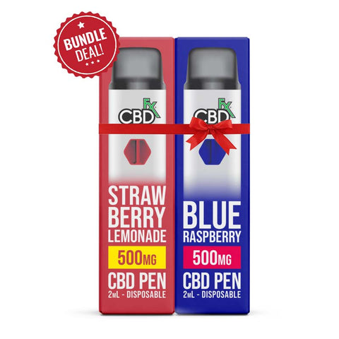 Strawberry Lemonade & Blueberry Raspberry CBD Vape Combo