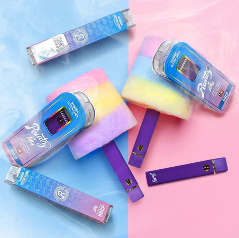 Runtz x Litty HHCP Platinum Disposables | 1 gram - Rainbow Cotton Candy (INDICA)